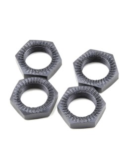 Tekno RC Serrated Wheel Nut Set (Gun Metal) (4)