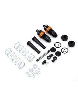 JQRacing Complete Front THE Silk Shock Set w/Medium Springs (Yellow Edition)