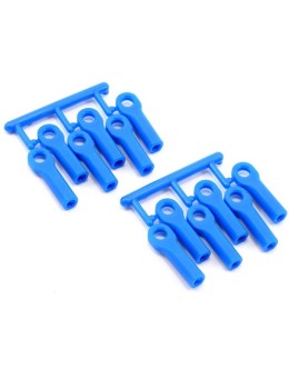 RPM Long Traxxas Turnbuckle Rod End Set (Blue) (12)