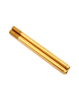 Team Durango Titanium Front Shock Shaft Set (Gold) (2)
