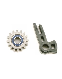 Traxxas Revo Gear, idler/ idler gear support/ bearing (pressed in)